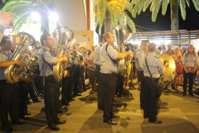  La Banda Municipal de Música amenizó el encendido del alumbrado. 