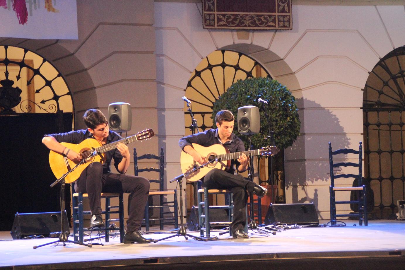   Alumnos del Taller Municipal de Guitarra Flamenca